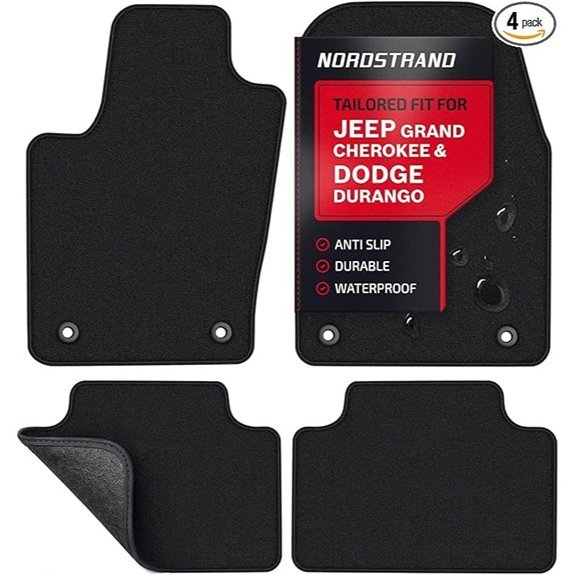 All-Weather Floor Mats for Jeep Grand Cherokee & Dodge Durango