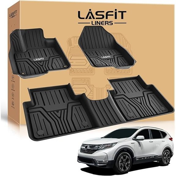 LASFIT All-Weather TPE Floor Mats for Honda CR-V