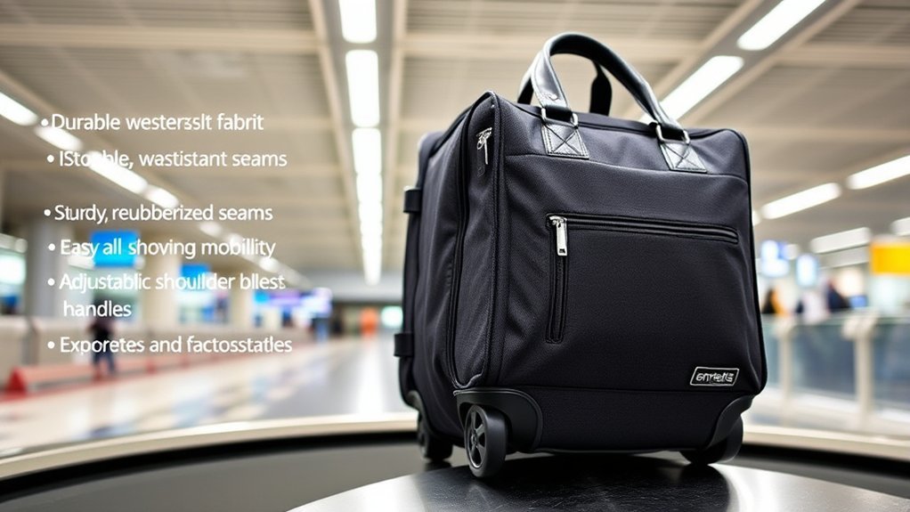 durable padded organized stroller bag