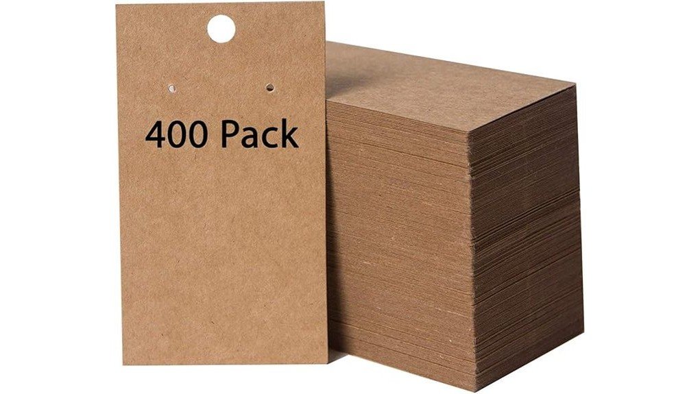 earring cards quantity review