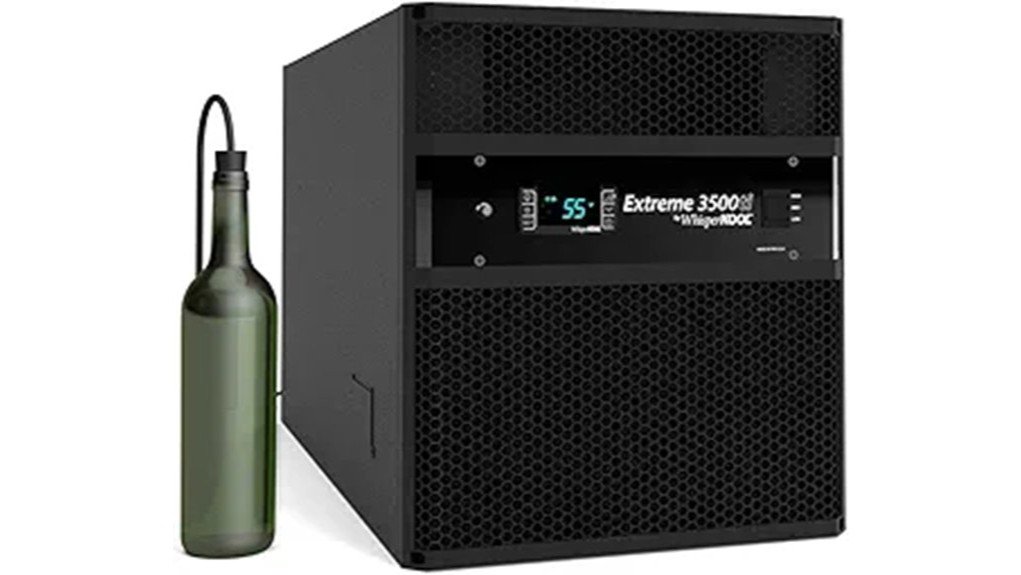 efficient cooling wine cellar