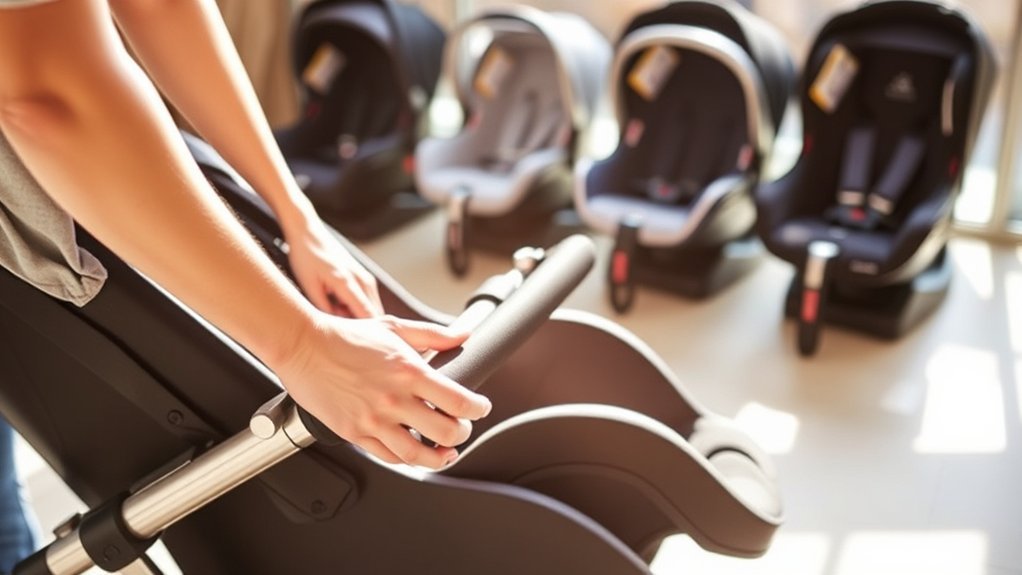 ensure stroller car seat compatibility