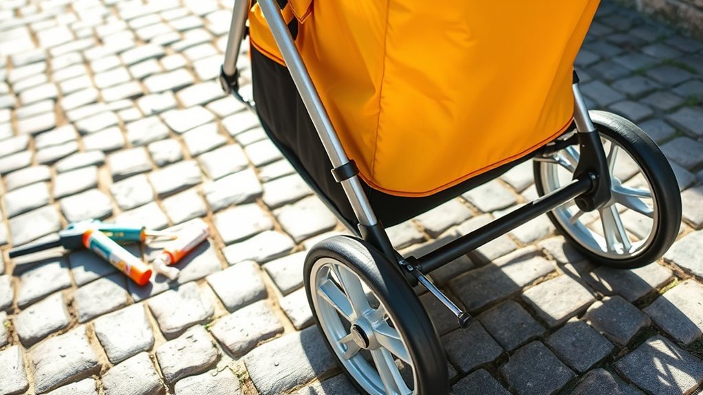 ensure stroller safety regularly
