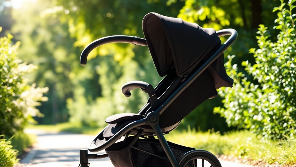 ergonomic stroller handle height