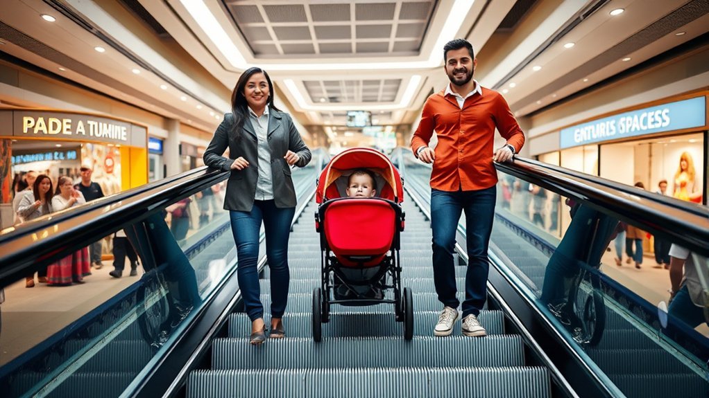 escalator safety with teamwork