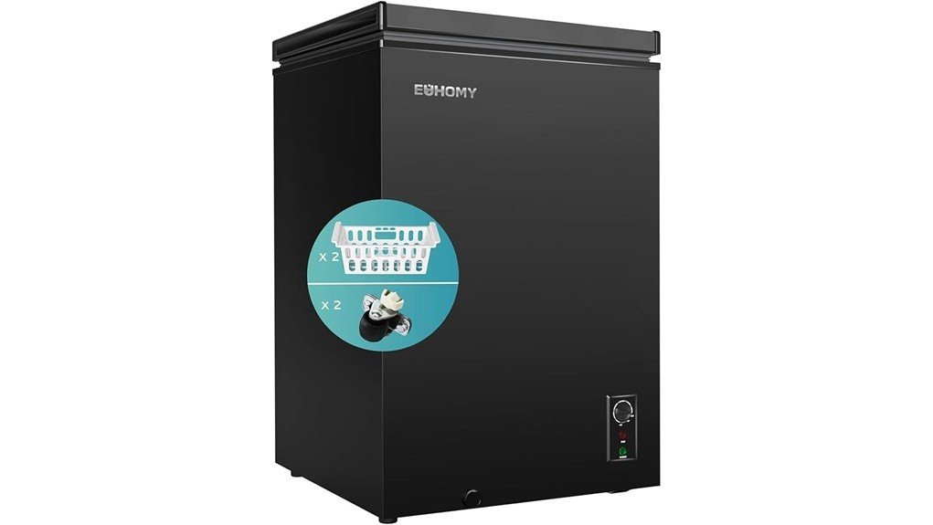 euhomy freezer performance review