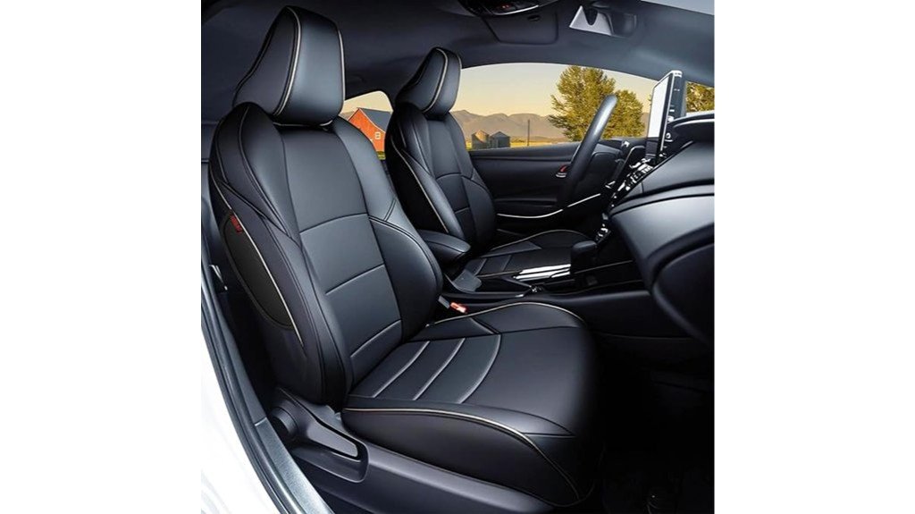 faux leather car seat cover