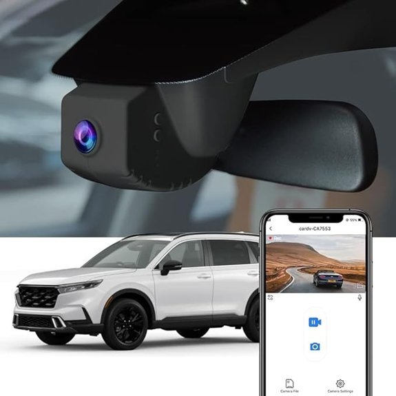 Fitcamx 4K Dash Cam for Honda CR-V (2023–2026)