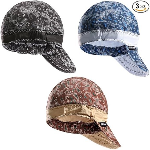 Fullsheild Reversible Flame-Resistant Welding Cap (3-Pack)