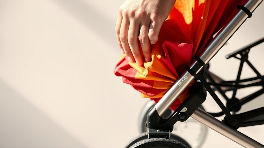 fold umbrella stroller easily