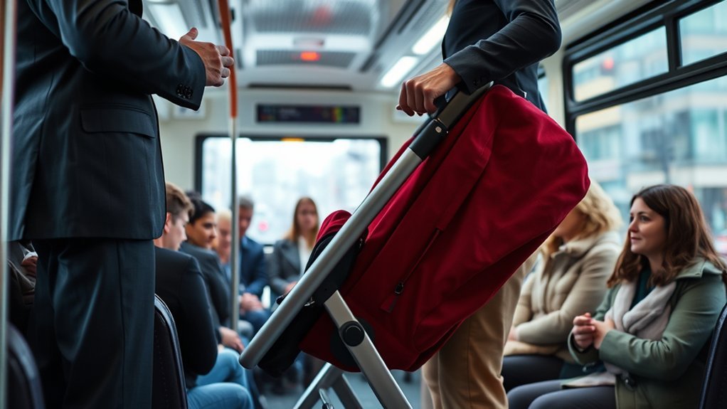 folding stroller for bus