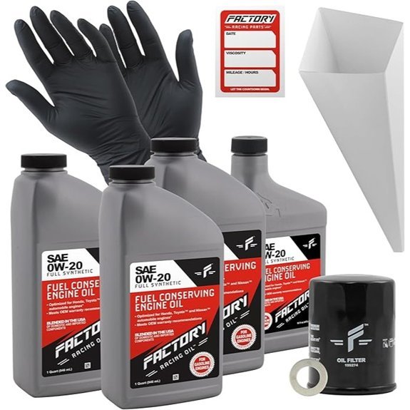 Oil Change Kit with 0W-20 Full Synthetic Oil
