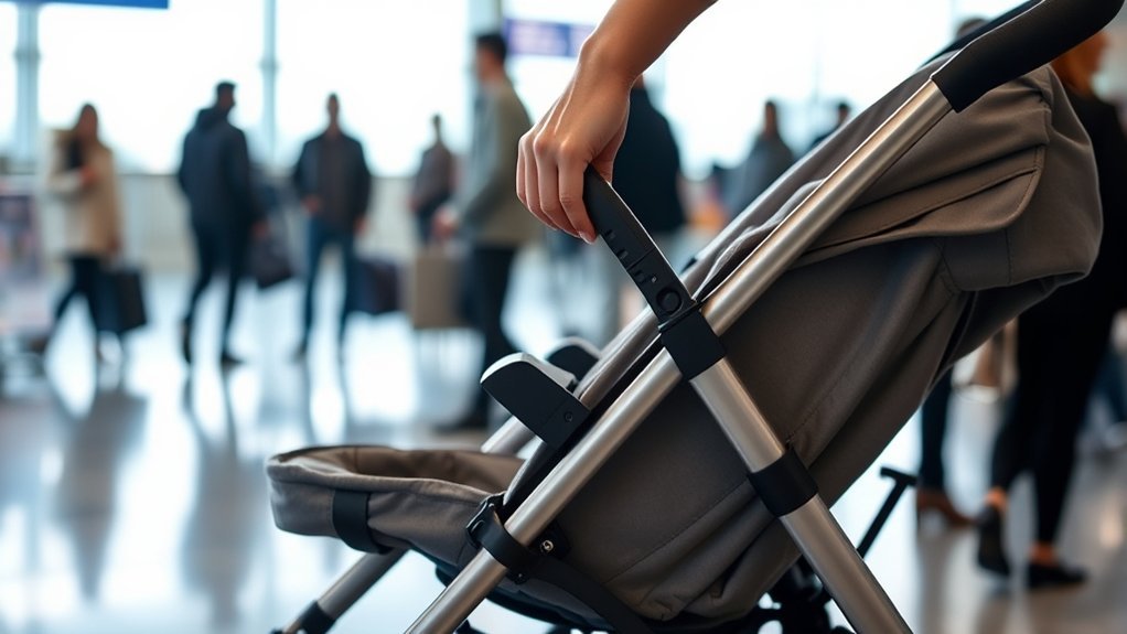 gate check stroller guide