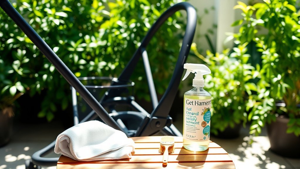 gather supplies clean safely