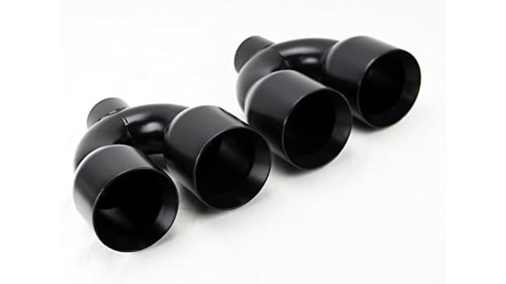 gloss black exhaust tips