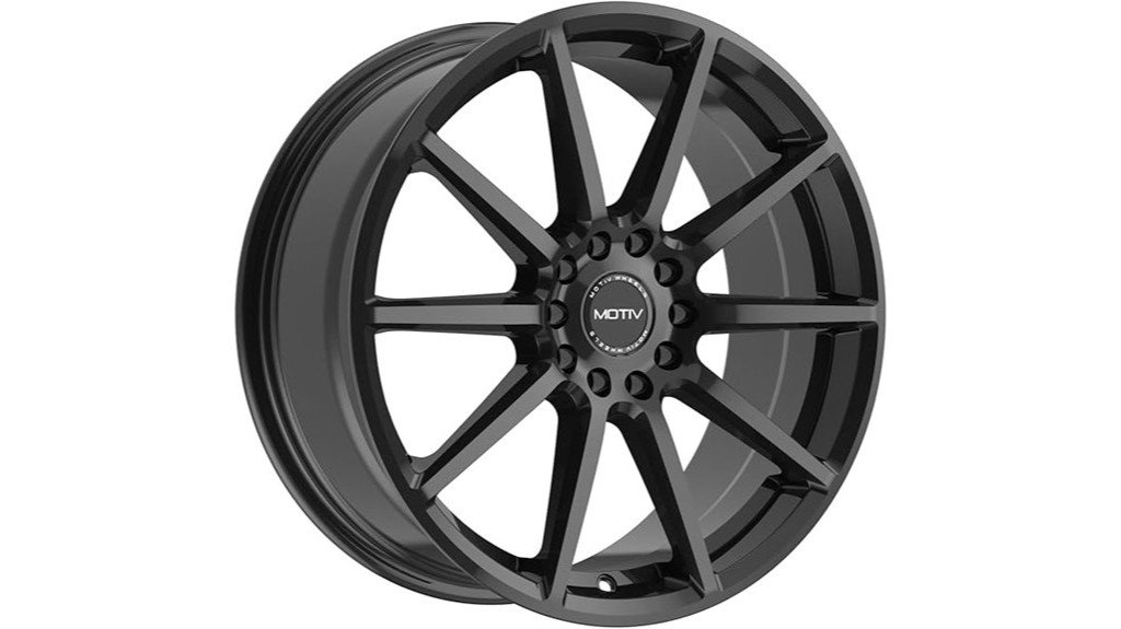 gloss black wheel rim