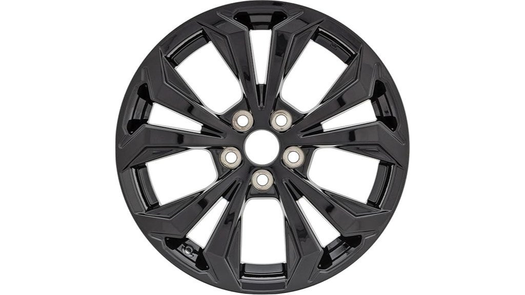 gloss black wheel rim