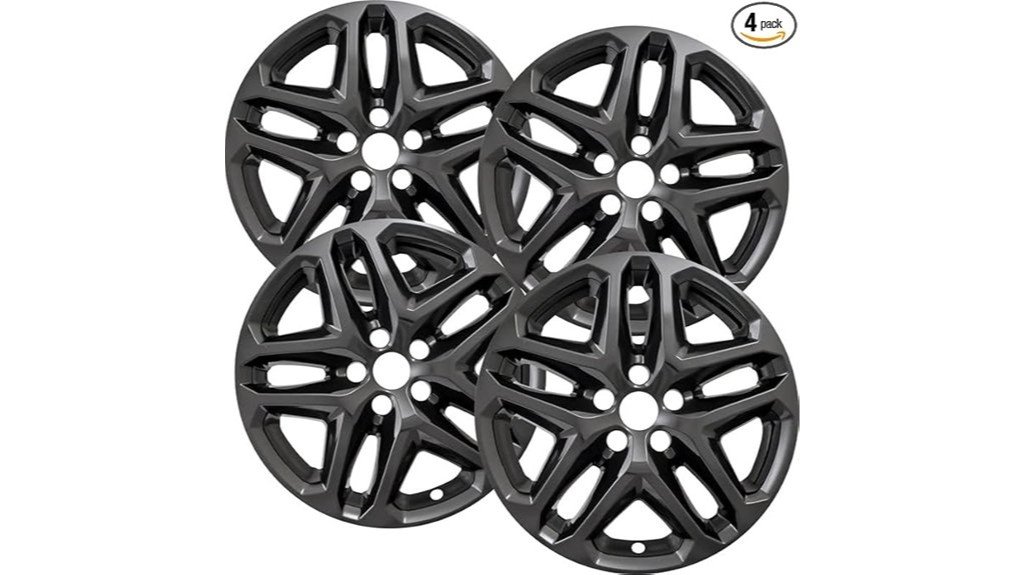 gloss black wheel skins