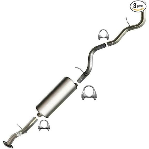 Exhaust Intermediate Pipe & Resonator Kit for GMC Yukon