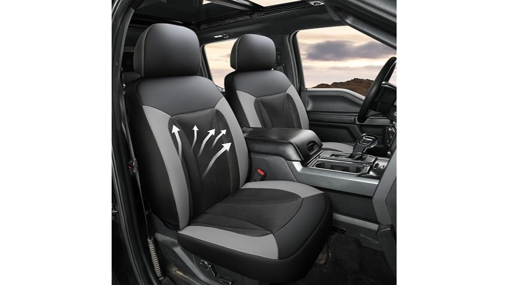 gray 3d car seat covers