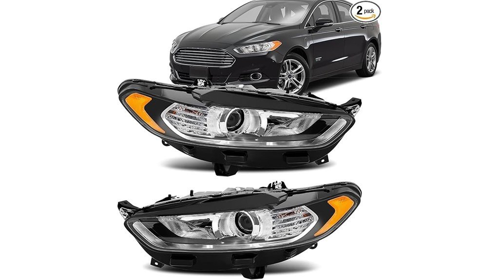 halogen projector headlight assembly