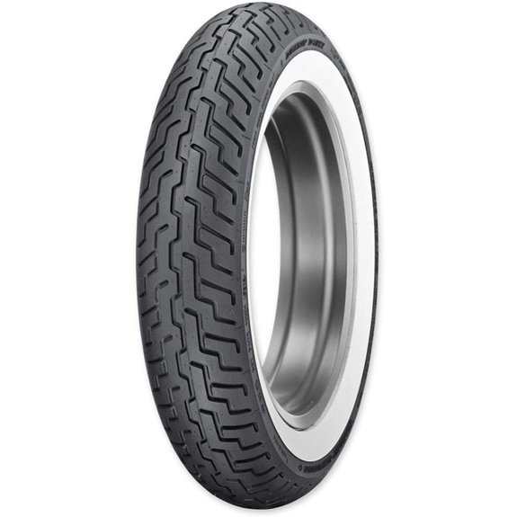 Dunlop D402 Harley-Davidson Whitewall Rear Tire - MU85B-16/Wide White Wall