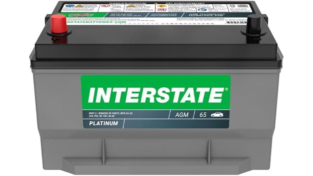 high performance agm car battery