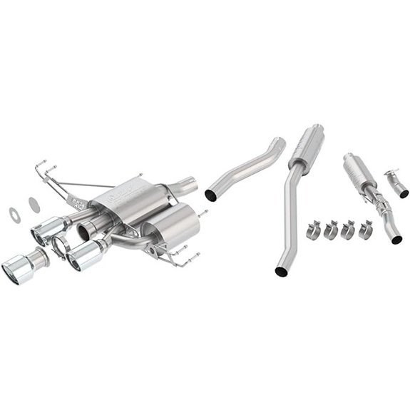 BORLA Cat-Back Exhaust for 2017–2021 Honda Civic Type R