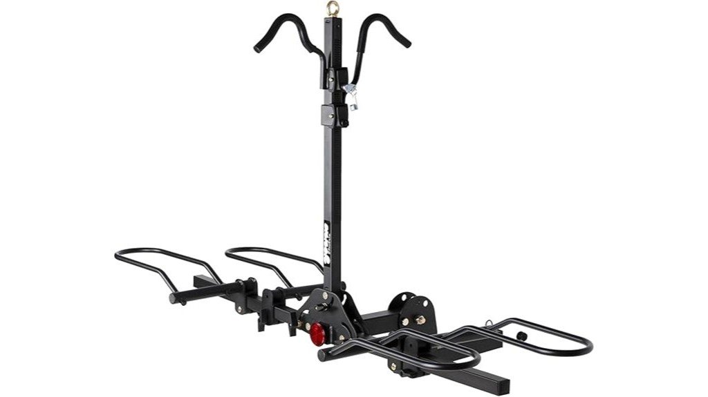 hitch mounted bike rack capacity