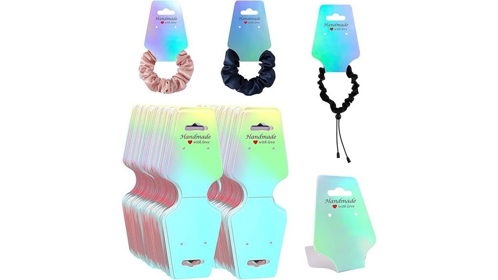 holographic bracelet display cards