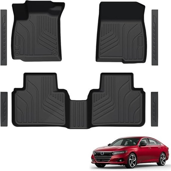 TPE All-Weather Floor Mats for Honda Accord (2018–2022)