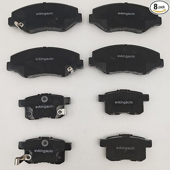Front and Rear Ceramic Brake Pads for Honda Accord