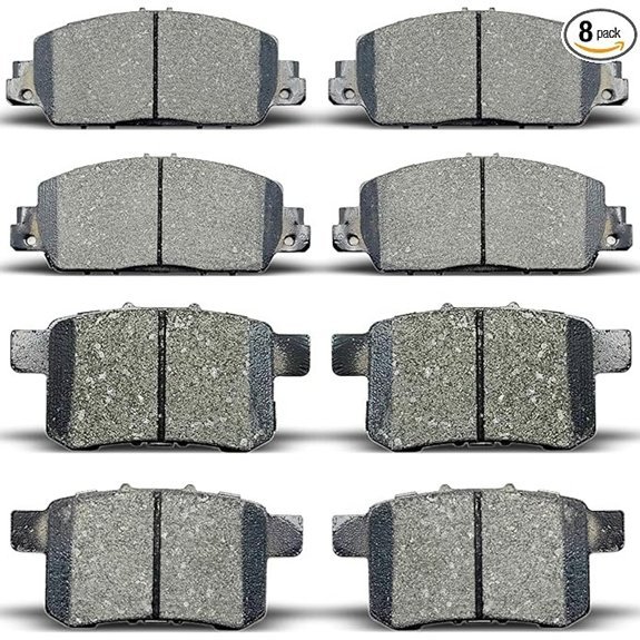 Front and Rear Brake Pads For Honda Accord 2013-2017 (D1451/D1654)