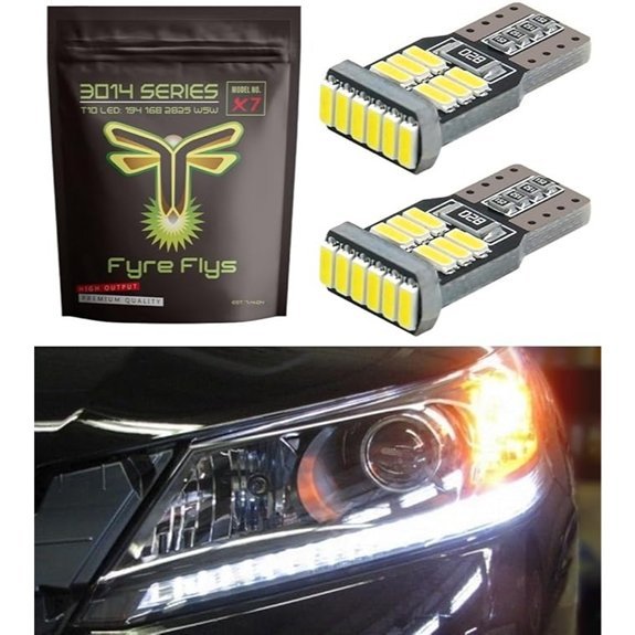 Fyre Flys LED Headlight DRL Strip Bulbs for Honda Accord