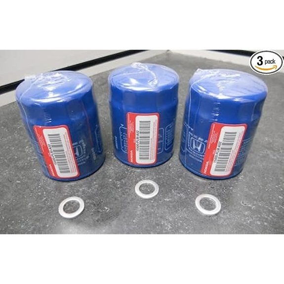 Genuine Honda / Acura Engine Oil Filter + Washers 15400-PLM-A02 - Set Of 3