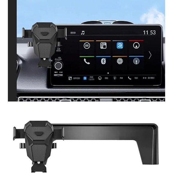 Car Dash Phone Holder with Organizer for Honda