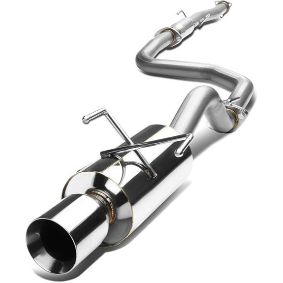 DNA MOTORING Cat-Back Exhaust for 1992–1995 Honda Civic