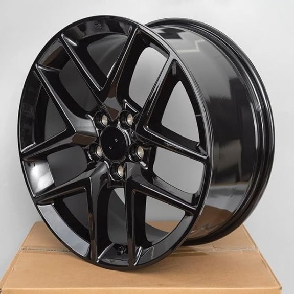18X8 Inch Wheel Rim for Honda Civic 2016-2024 Gloss Black Wheels