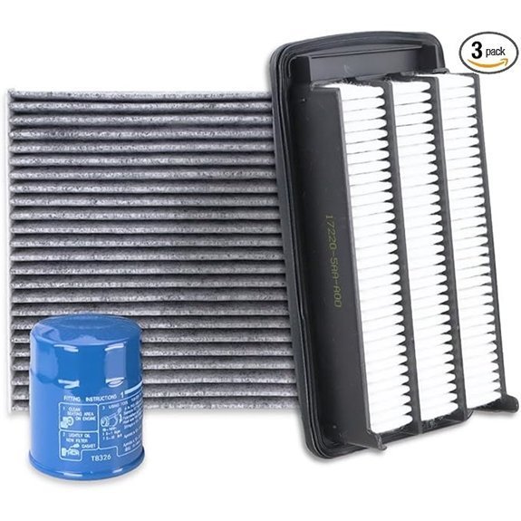 Engine Oil & Cabin Air Filter Kit for Honda CR-V/Civic