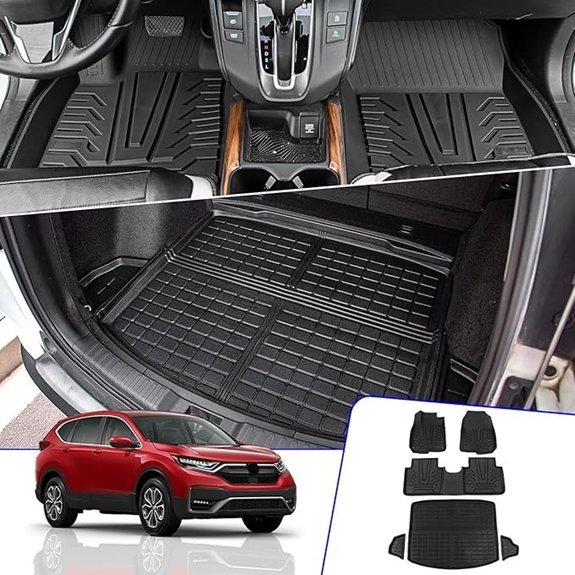 Rongtaod All-Weather Trunk and Floor Mats for Honda CR-V