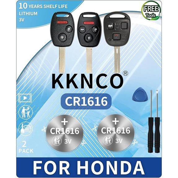 Key Fob Battery Replacement Kit for Honda (2-Pack)