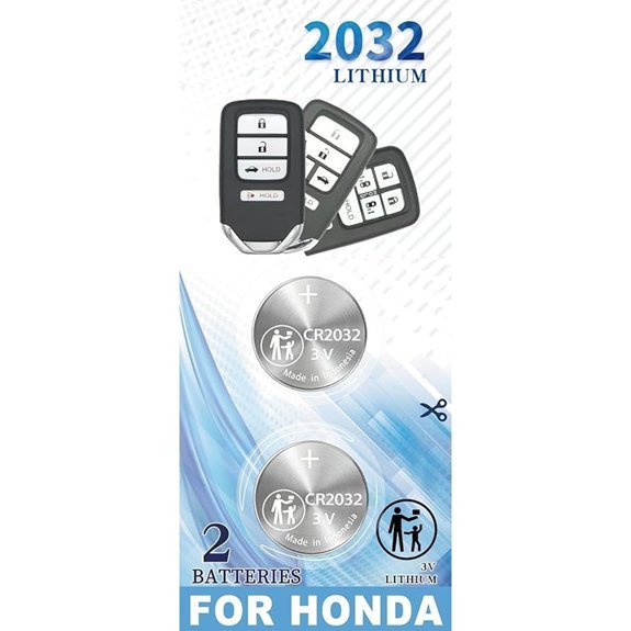 Key Fob Replacement Batteries for Honda Key Fobs