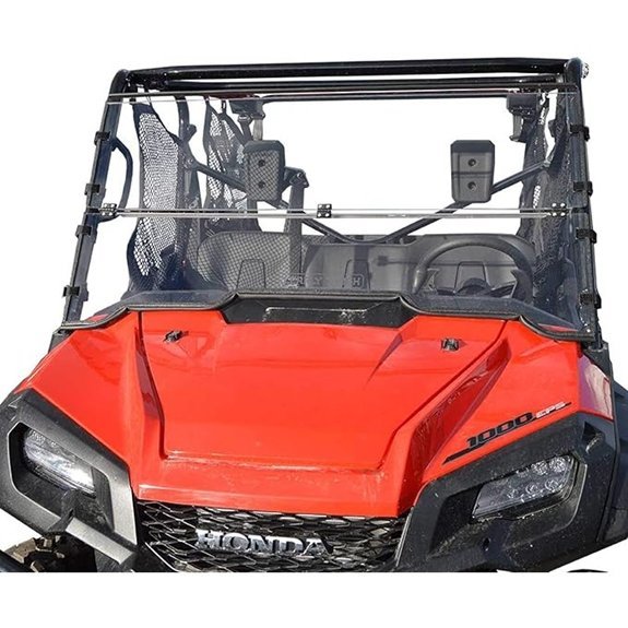 Honda Pioneer 1000 Full Folding Scratch-Resistant Windshield