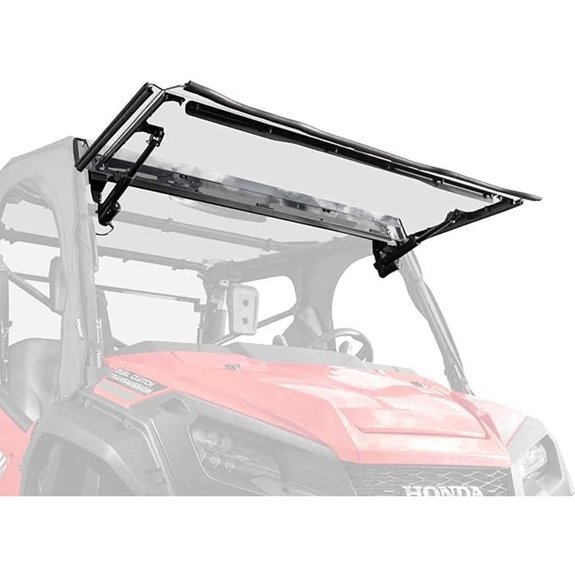 SuperATV MaxDrive Power Flip Windshield for Honda Pioneer