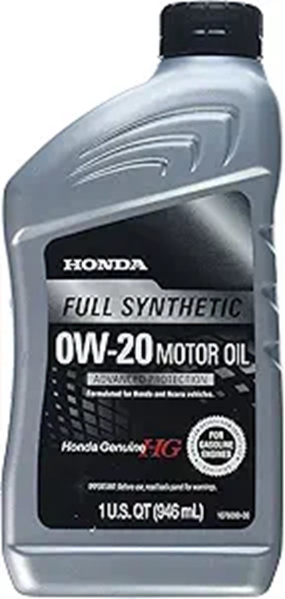 Honda 08798-9063 Blended Full Synthetic Motor Oil 1 Quart Bottle 32 Oz