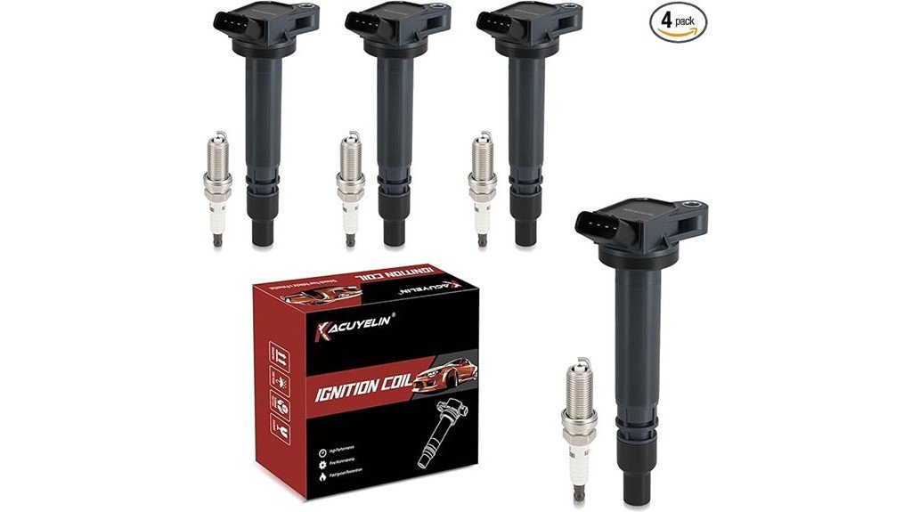 ignition coil and spark plugs