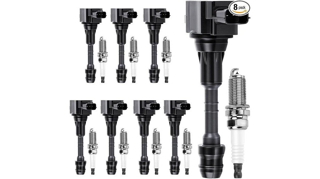 ignition coil and spark plugs