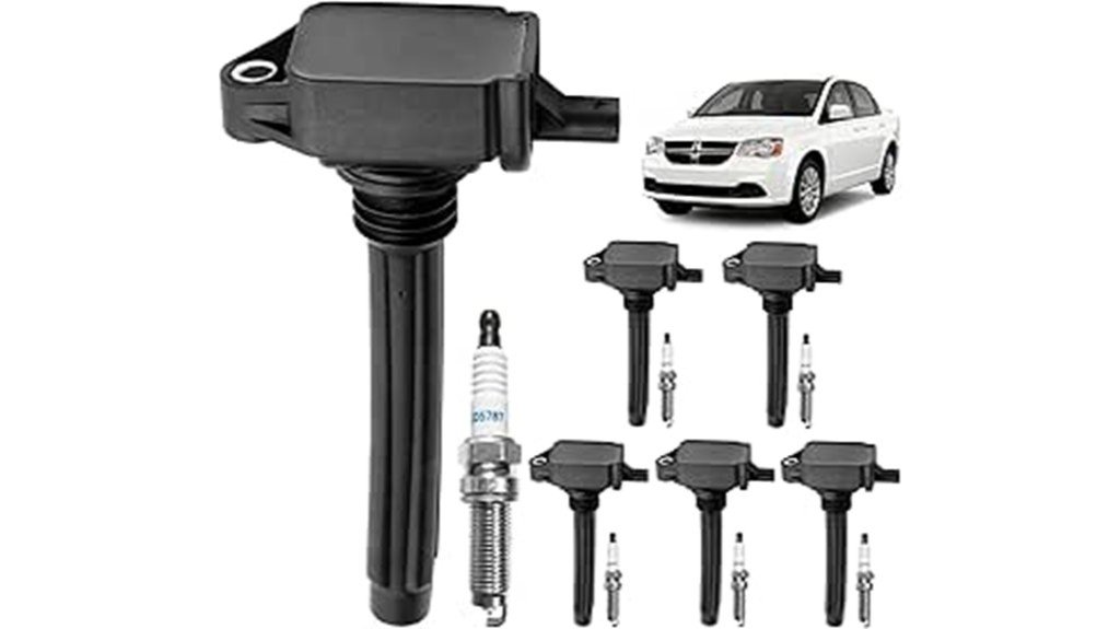 ignition coil and spark plugs