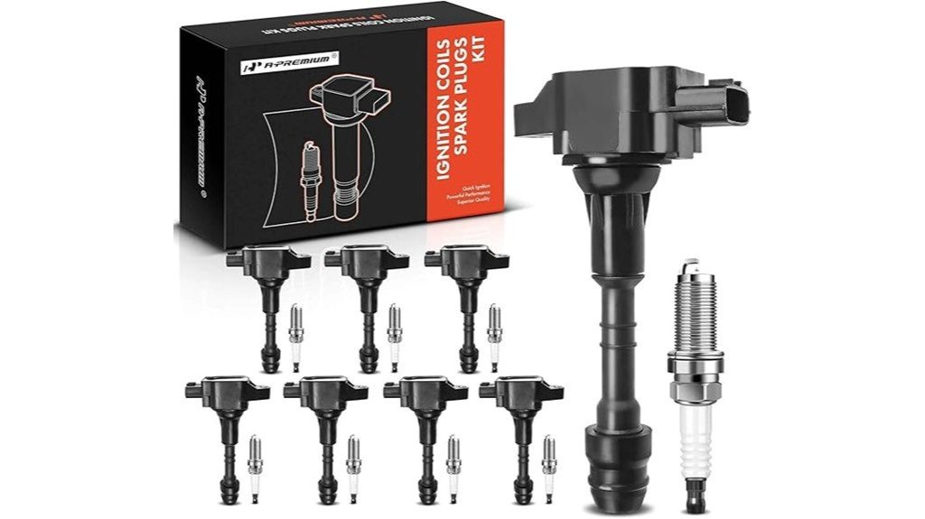 ignition coil and spark plugs