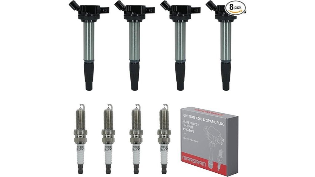 ignition coil and spark plugs